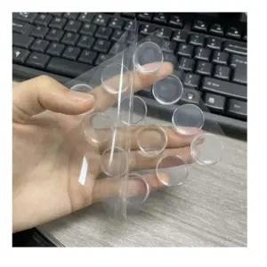 가구 코너 범퍼 투명 원형 2cm 12p 미끄럼방지 문쾅 충격 흡수 고무발 쿠션 패드