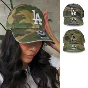 [47brand]47브랜드 LA로고 카모 메이저리그 클린업 볼캡