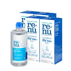 리뉴 후레쉬 500ml x 4개 소프트 렌즈 세척액