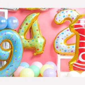 생일파티 기념일 이벤트용 레터링 숫자풍선 꾸미기 축하 브라이덜샤워
