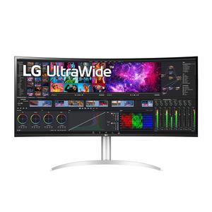 LG 40WP95C-W 40인치 울트라 와이드 커브드 WUHD (5120 x 2160) 5K 2K 나노 IPS 컴퓨터 모니터, DCI-P3 98% (타입) HDR10, 썬더볼트 4, 96W PD 포함, 3면 가상 무경계 디자인 기울기/높이/스위벨 스탠드, 블랙