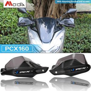 로고가 있는 PCX 오토바이 핸드가드 혼다 핸들바 핸드 가드 프로텍터 신제품