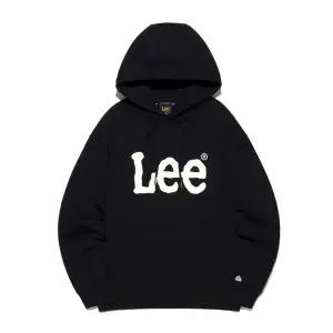 LEE 빅 트위치 로고 후드 티셔츠 블랙 LE2503HD01BK