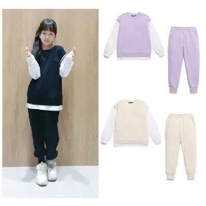 [블랙야크키즈](강남점)키즈부터 주니어 가을 데일리룩 오버핏 레이어드맨투맨+조거팬츠세트[모하레이어...