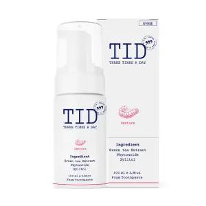 티드클린 덴트 틀니착용자 전용 버블치약 거품치약 100ml 연세대학교 치과대학 교수진 개발참여