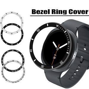 삼성 갤럭시 시계 8 44MM 40MM 베젤 링 커버 Smartwatch 케이스 방지 쉘 보호 스크래치 속도