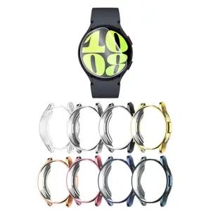 40mm 갤럭시워치6 젤리 케이스+TPU 보호필름 풀커버 강화유리 젤리 범퍼 액정필름 워치 액세서리