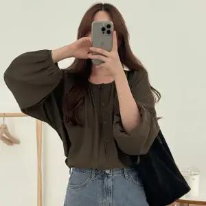 세티브 루즈핏 셔링 블라우스 83534 빅사이즈 여성의류