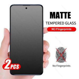 모토로라 모토 G54 G84 5G G14 4G G 지문 방지 화면 보호기 9H 필름 용 2PCS 9D 서리로 덥은 무광택 유리