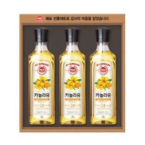 사조해표 고급유3호 선물세트 카놀라유500ml X 3개