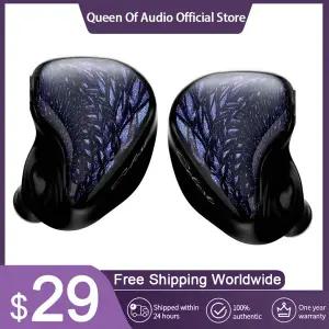 Kinera Celest Wyvern Black 이어폰 형 이어폰 분리형 붐이있는 10mm LCP 다이나믹 드라이버 MIC HiFi IEMs
