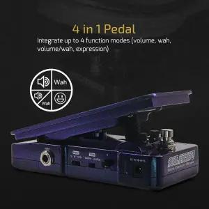 Hotone Soul Press II 와볼륨익스프레션 페달 - 기타 FX Ampero IIStomp용 4-in-1 액티브 TRS 6.35mm