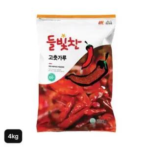 진안고원 들빛찬 고춧가루 4kg (500gX8봉)