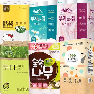 롤휴지 3겹 30롤 x2개 / 코디 모나리자 두루마리 화장지