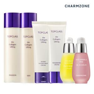 [10%+구매금액추가쿠폰+T5%]참존 기초세트 탑클래스 리프팅 콜라겐 스킨/에멀전/앰플/영양크림/수분크림