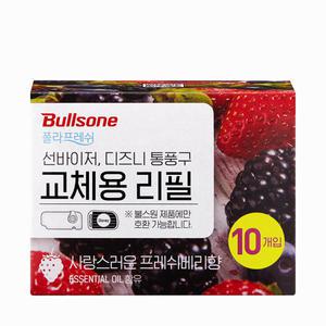 불스원 폴라프레쉬 선바이저/통풍구 공용리필 10개입, 프레쉬베리