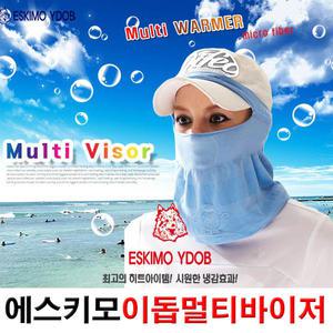 에스키모 이돕 멀티바이저 자외선차단 썬바이저 기능성냉감소재 캡모자 채모자 햇빛가리개