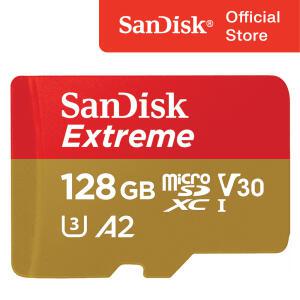 샌디스크 마이크로 SD카드 익스트림 128GB 블랙박스 닌텐도 핸드폰 카메라 외장 메모리