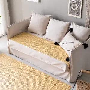 한빛카페트 내츄럴 여름 마작 소파패드 13mm 55x170cm 3인용