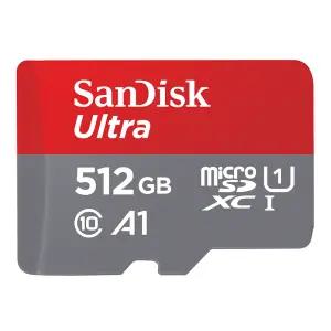 샌디스크 마이크로 SD 카드 울트라 A1 512GB 핸드폰 닌텐도 카메라 블랙박스 외장 메모리카드 SQUAC