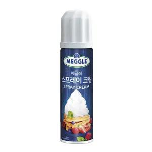 메가커피 메글레 동물성 스프레이 휘핑크림 250g 1박스 12개
