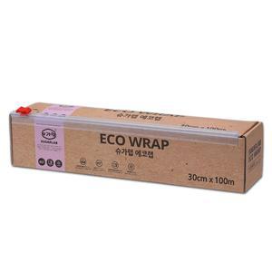 [슈가랩] 슬라이드커팅 사탕수수 에코랩(대) 30cm X 100m 비닐랩 주방랩