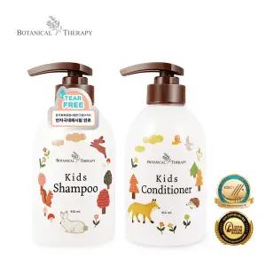 [보타니컬테라피] 키즈 헤어 클렌징 2종(샴푸450ml+컨디셔너450ml)