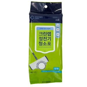 크린랩 정전기 청소포 대형 30매 / 먼지 부직포 건티슈