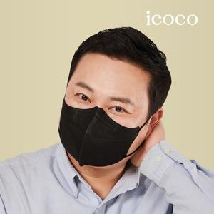 아이코코 KF94 마스크 특대형 블랙 50매  대형XL)