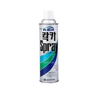 일신 락카스프레이 흑색 검정색 BLACK 315 1EA