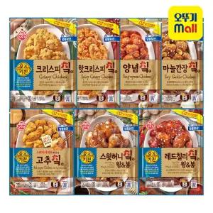 오뚜기 오즈키친 크리스피/양념/마늘간장 외 치킨 3봉