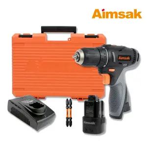 아임삭 AD414R 3G 14.4V 충전 드릴 2.0Ah 배터리 1개