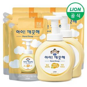아이깨끗해 손세정제 대용량 490m용기lx2개+450ml리필x6개 /핸드워시