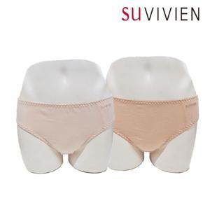 비비안 (수비비안) 여성 면팬티 순면 100%  2컬러 택1 심플팬티 (NC해운대)PT9873