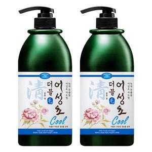 어성초 비듬 약산성 대용량 청 앤 쿨 샴푸 750ml 2개