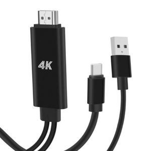 C타입 8핀 핸드폰 모니터화면 연결선 충전 잭 미러링케이블 HDMI 4K TV