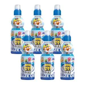 [롯데백화점]팔도 제로 빅 뽀로로음료 밀크 350ml X6개
