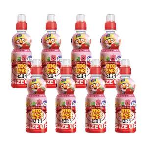 [롯데백화점]팔도 제로 빅 뽀로로음료 딸기 350ml X8개