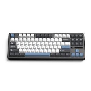 AULA F87 PRO 독거미 유무선 기계식 키보드 한글 (인디고 블랙) 오테뮤 저소음피치