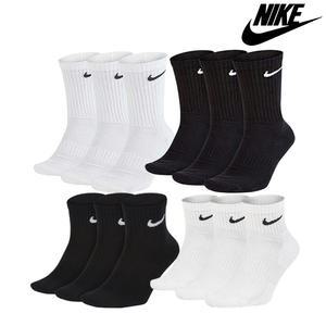 NIKE 나이키 에브리데이 쿠션 양말 3PACK 중목/장목 4종 택1