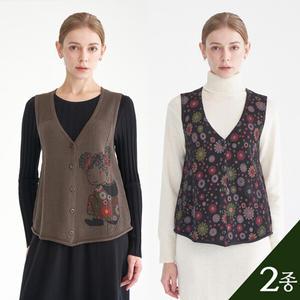 [론칭가 69900원][라라쎄] 러블리 니트 베스트 2종