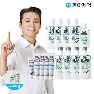 [동아제약]검가드 오리지널 에스 820ml 4개+380ml 4개+100ml 2개+센서티브 치약 150g 4개+20g 2개 세트