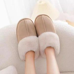 [다잇템]남자 오피스 여자 FUR 방한 실내 병원 슬리퍼_P371758101