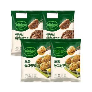 [CJ제일제당][CJ] 비비고 도톰 동그랑땡 560gx2 + 언양식바싹불고기 460gx2