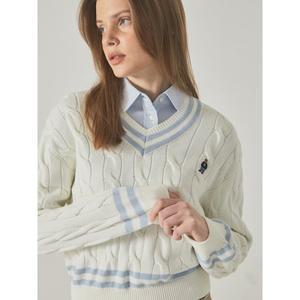 [후아유](김해점)Steve Cable Tilden Sweater(F) WHKAF2351F