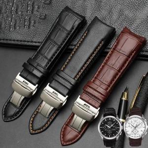 호환 진짜 송아지 가죽 시계 밴드 스트랩 Tissot Couturier T035 T035617 627 T035439 시계 밴드 22mm 23mm