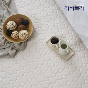 [라버트리]국산 극세사 누빔 카페트 러그 150x200