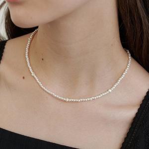 [엄지원착용] heart in pearl necklace