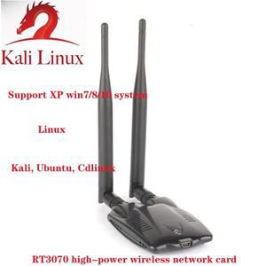 Ralink 고이득 와이파이 네트워크 카드 KaLi 패킷 캡처용 무선 USB 어댑터 3070L 칩셋 802.11n 동글 2.4GHz