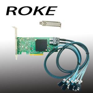 LSI 9300-8i 12Gbps SAS HBA IT 모드 ZFS FreeNAS unRAID + 2  SFF-8643 케이블 6